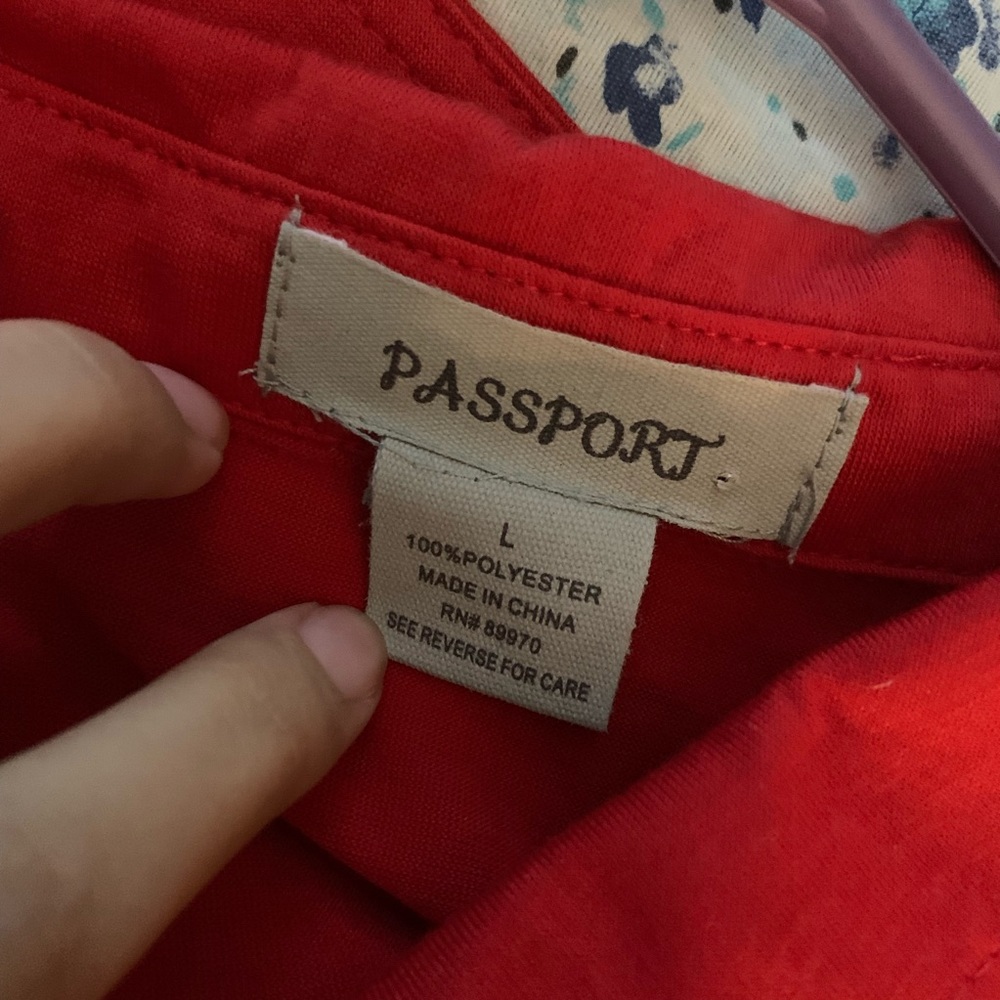 Red button down shirt - Picture 2 of 3